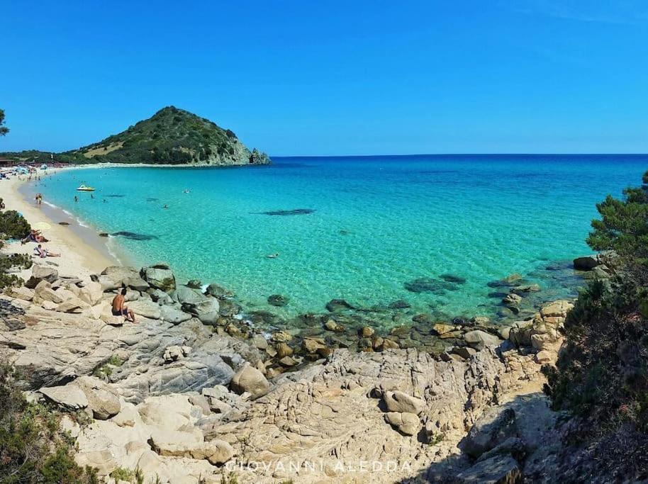 Sea View- 5 Minutes From The Beach Garden, Wi-Fi, Bbq Costa Rei Esterno foto